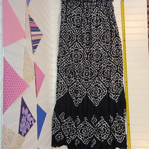 Motherhood Maternity Large Black&White Maxi Dress - Picture 14 of 16